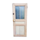 Old fir glass door