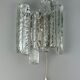 Wall lamp Wall Sconce Fischer Leuchten Germany Ice Glas Design