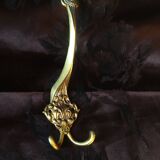 Double bronze hook - coat and hat hooks