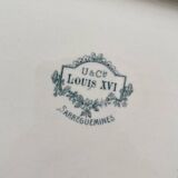 Iron earthenware dish “Louis XVI” U&C Sarreguemines