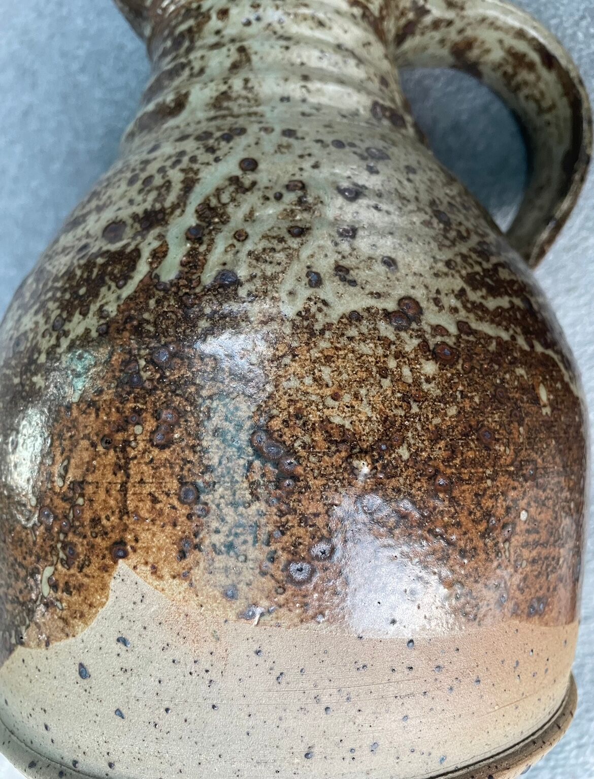 Stoneware pitcher by Pierre Digan