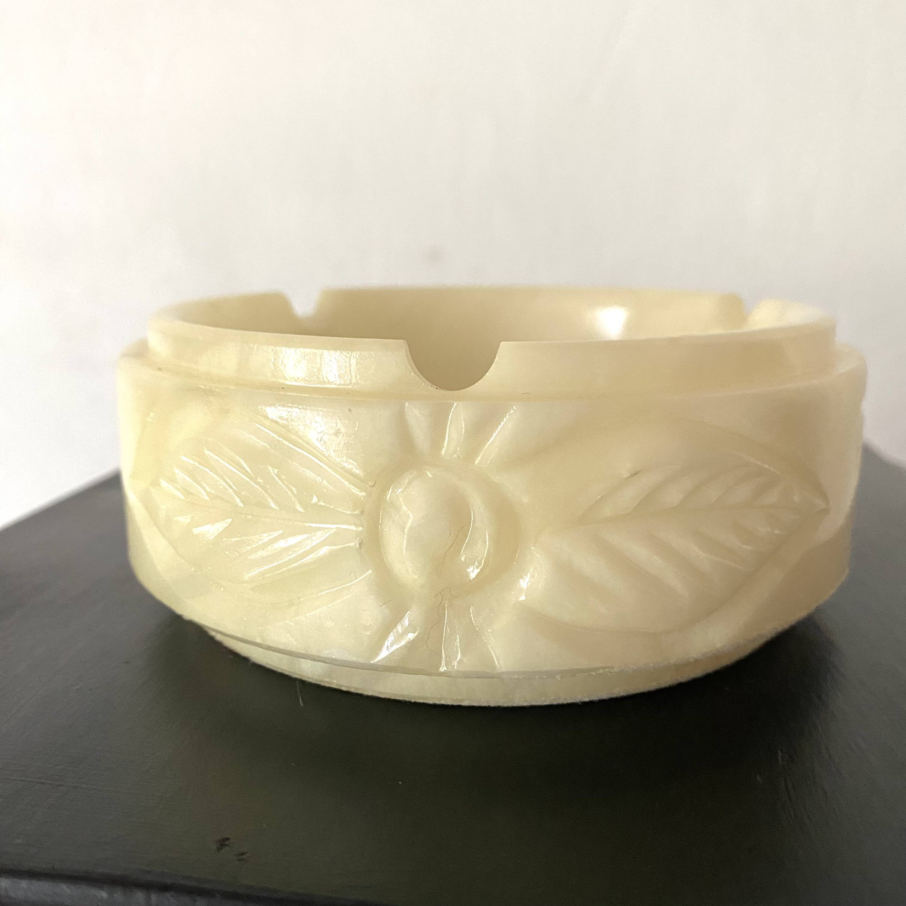 Vintage alabaster ashtray