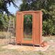 Grande armoire art déco bois exotique