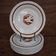 Set of 9 flat iron earth plates Salins "Colibri" France