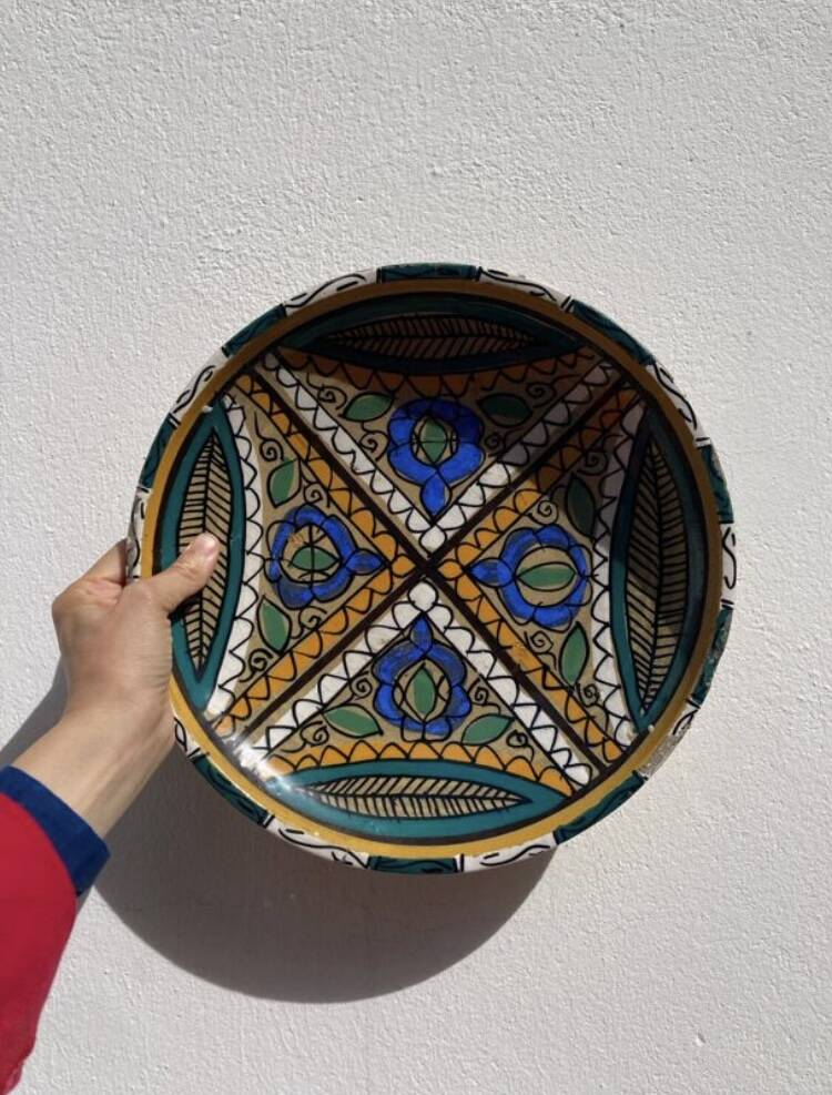 Ethnic wall dish