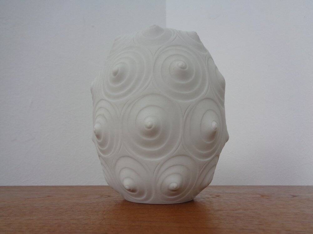 Mid-Century Op Art Vase from Hutschenreuther, 1960s