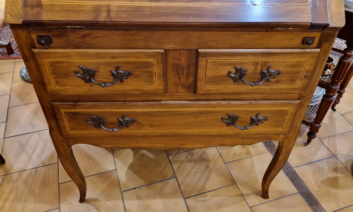 Walnut secretary slope desk