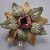 Flower shaped vintage wall sconce