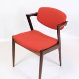 Set Of 6 Dining Chairs Model 42 Made In Rosewood By Kai Kristiansen From 1960s