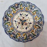 Ceramic plate of Rouen, 1950