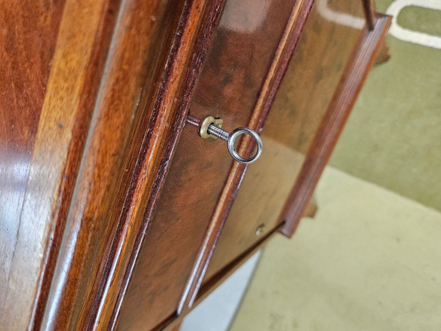 Coiffeuse miroir vintage 1970"