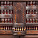 Vintage neo-breton sideboard in solid oak, 1880