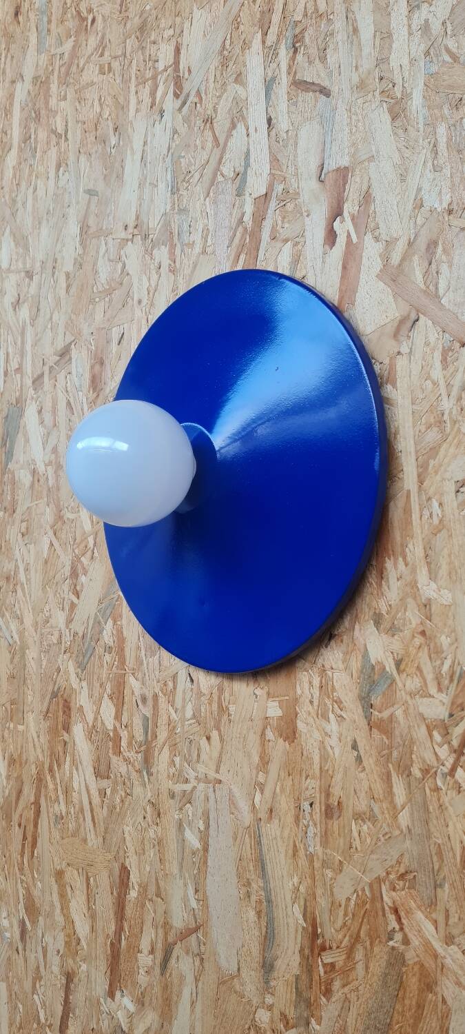 Mid century metal ball wall lamp