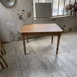 Walnut farmhouse table + extensions