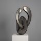 Abstract stainless steel sculpture by Lea Goodman, United Kingdom, 1980s