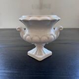 White Medici style vase