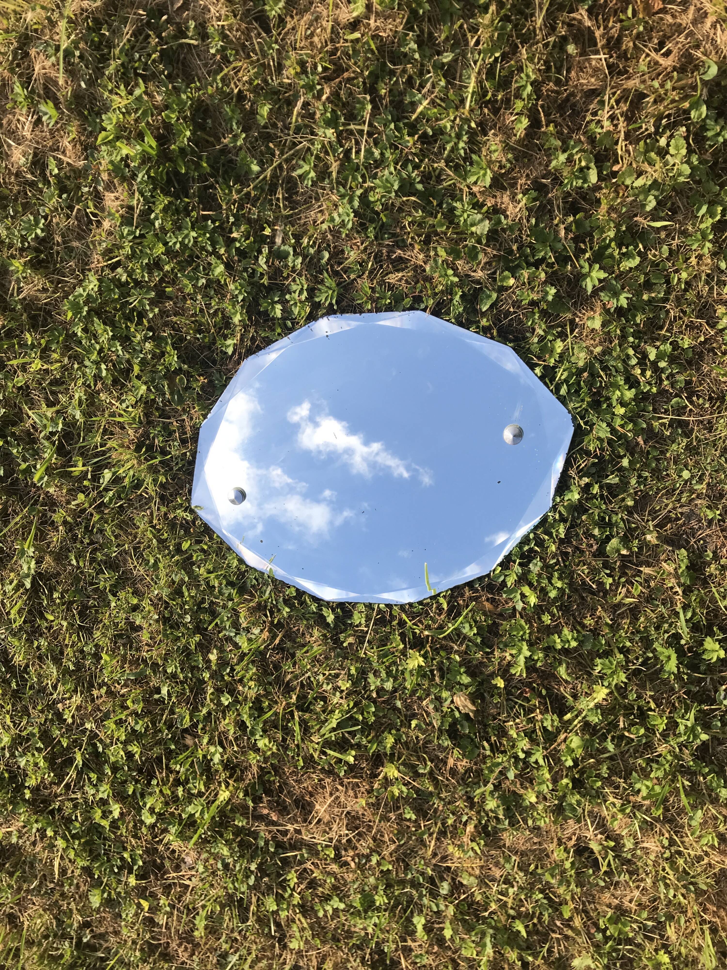 Ancient mirror of the 1930s 57x42cm