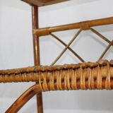 Rattan bedside table