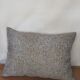 Coussin rectangulaire chiné taupe