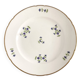 Porcelain plate from the Duke of Angoulême | Cornflower floral motif
