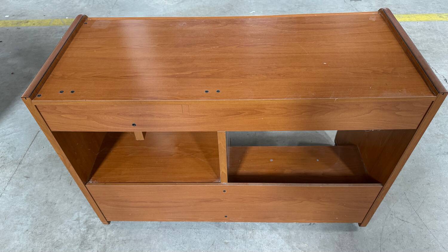 Vintage light wood desk