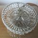 Lustre "Palwa" 6 fires in nickel brass and 60s crystal