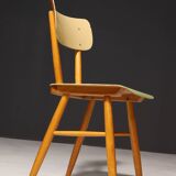 Mid century color dining chairs  1960´s, Czechoslovakia, set of 18
