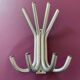 Vintage 70s coat rack in chrome metal