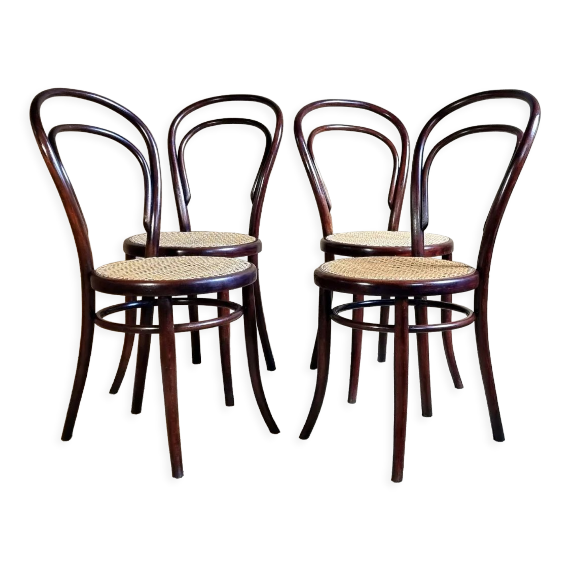 4 chairs bistrot N°14 late nineteenth / early twentieth