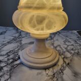 Lampe a poser en albâtre vintage
