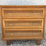 Rattan dresser
