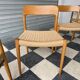 Set of 4 Møller 75 chairs in oak