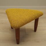 Mustard footstool, Danish design, 1990s, production: Denmark