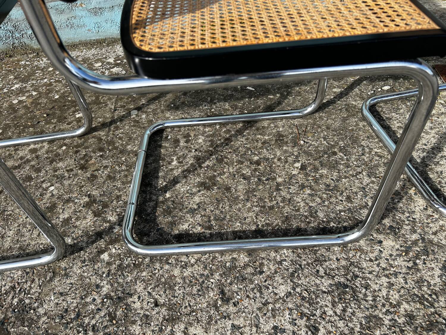 Set of 4 Cesca chairs by Marcel Breuer