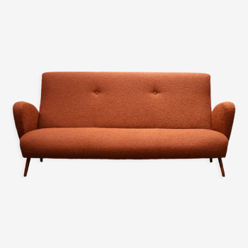 Mid-century three seats sofa of Italian production, 1950s