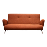 Mid-century three seats sofa of Italian production, 1950s