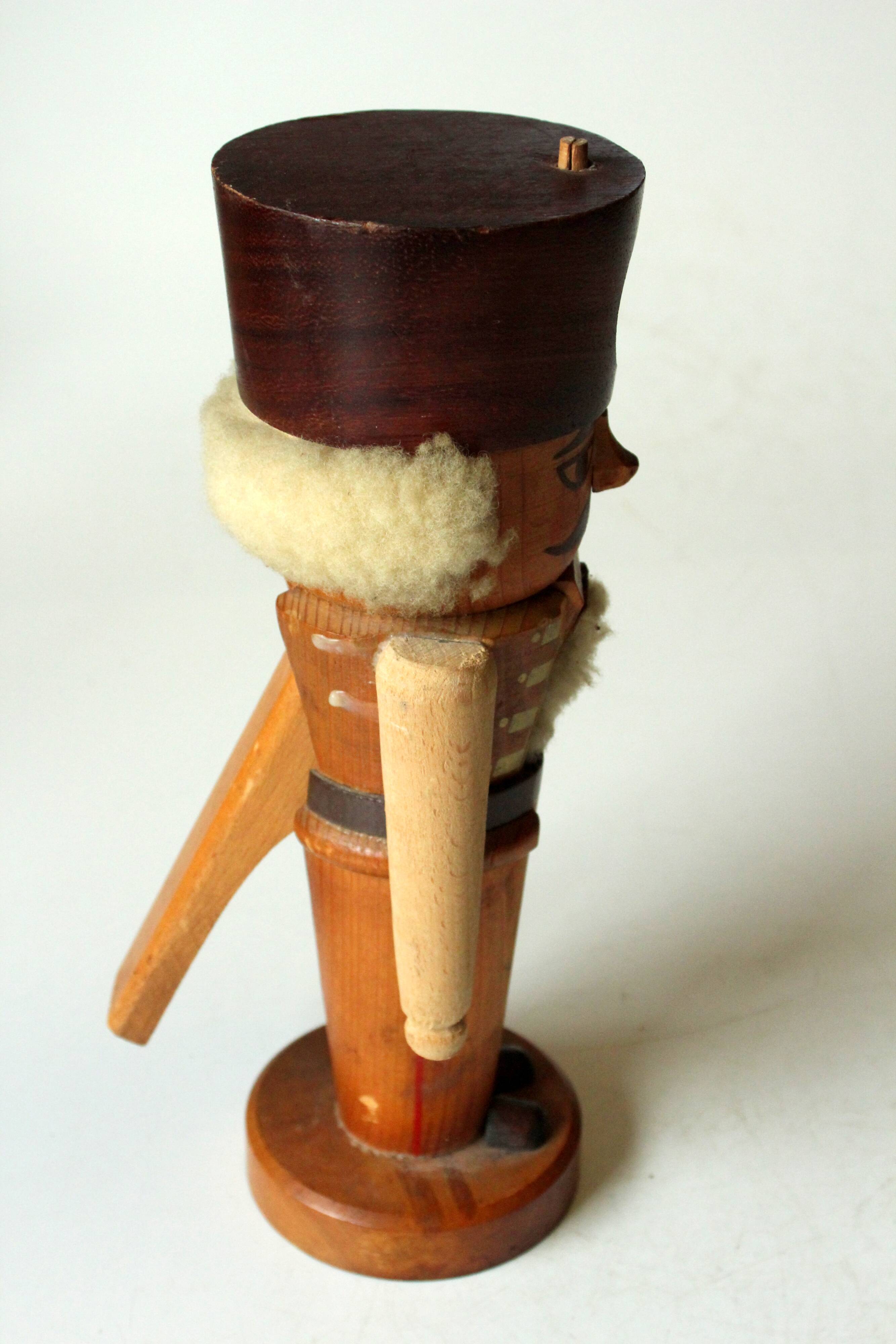 Old wooden nutcracker - vintage from the 1960s - Erzgebirge