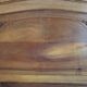 Vintage old walnut bed carved late nineteenth century