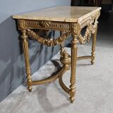 Console Table in Golden Wood, Louis XVI style – 2nd part 19th century