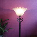 Wrought iron floor lamp