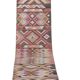 Vintage Turkish hallway rug 74x621 cm
