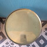 Brass umbrella stand with lion's head