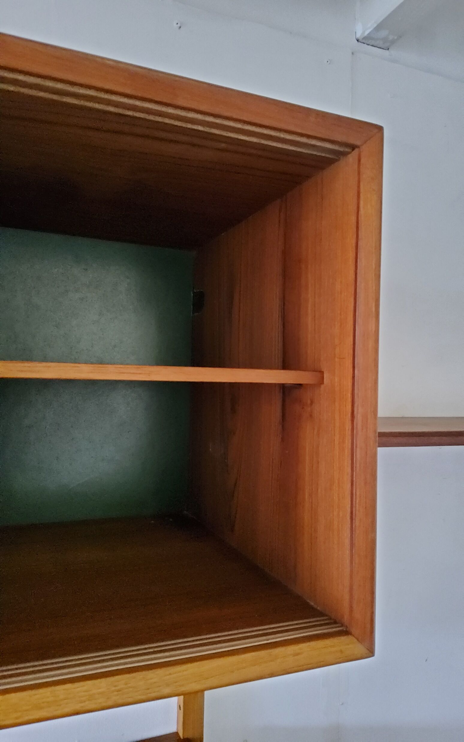 Danish vintage modular wall shelf, 1960