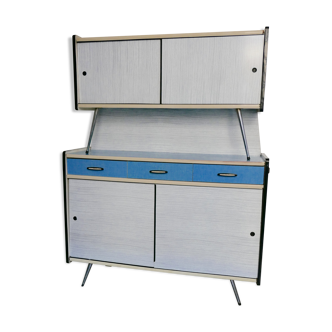 Two-color formica buffet