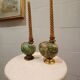 Shell candelabra, 1980s, set of 2