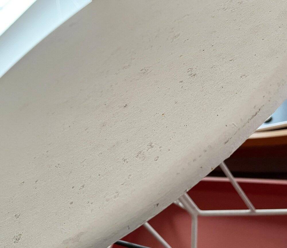 Mid-century minimalist German metal garden table attributed to Mauser Werke Waldeck, 1960s.