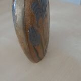 Art Deco style enameled metal vase