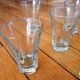 Series of 6 old glass verrines in excellent condition