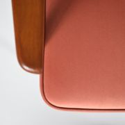 Pink velvet armchair, designer M. Zielinski, 1960s, Poland