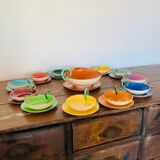 Vintage fruit service by Michel Clément